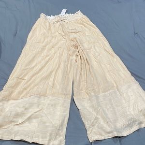 AE smocked wide leg pants